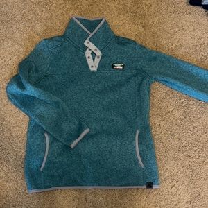LLbean quarter button up